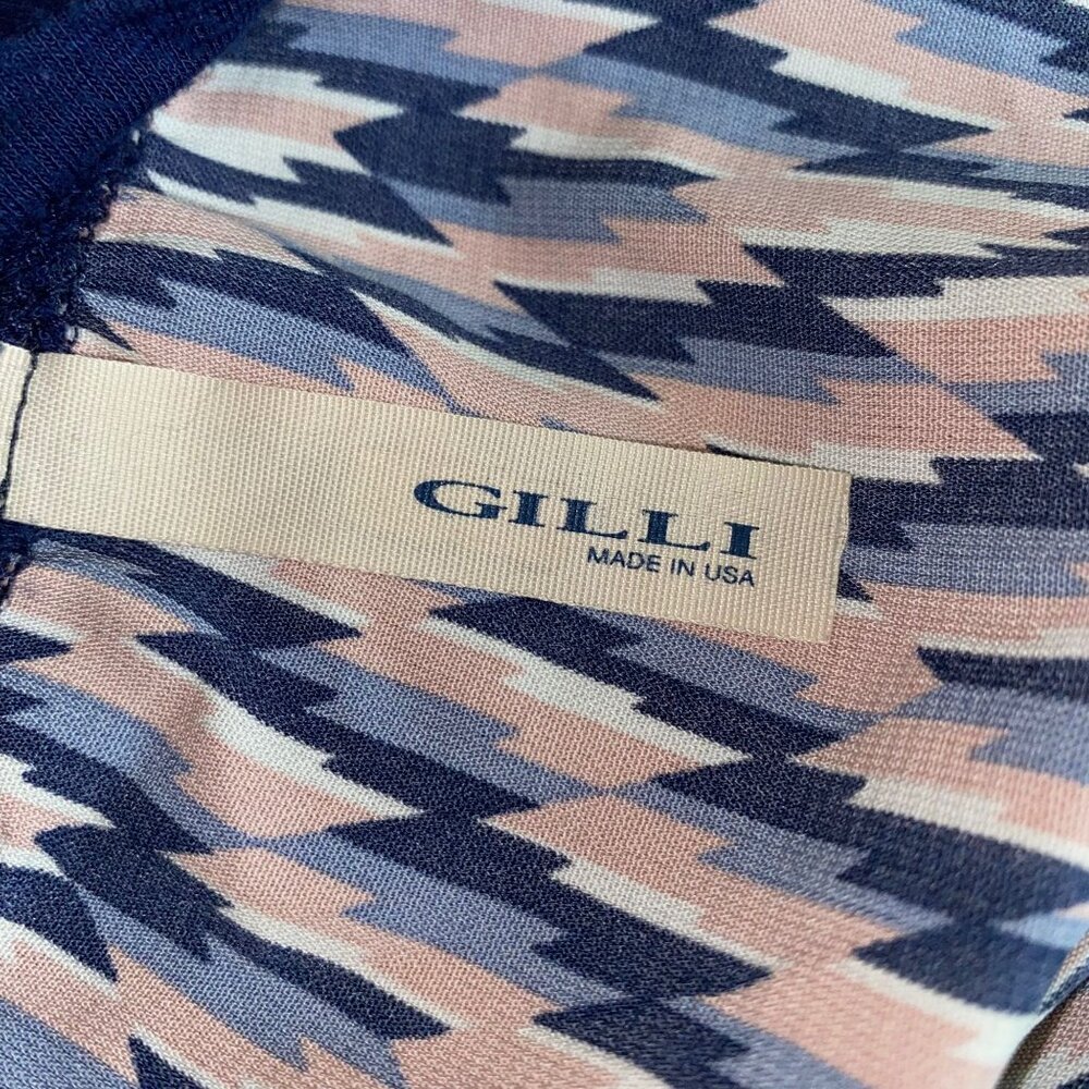 Gilli 1X Blouse Multicolored zig zag Pattern - Picture 4 of 5